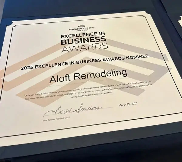 Exciting News! Phoenix Home Improvement Excellence Award!